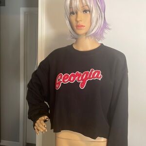 Vintage Georgia Cropped Men’s Sweatshirt  XL